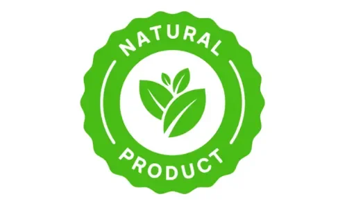 Natural formula badge graphic